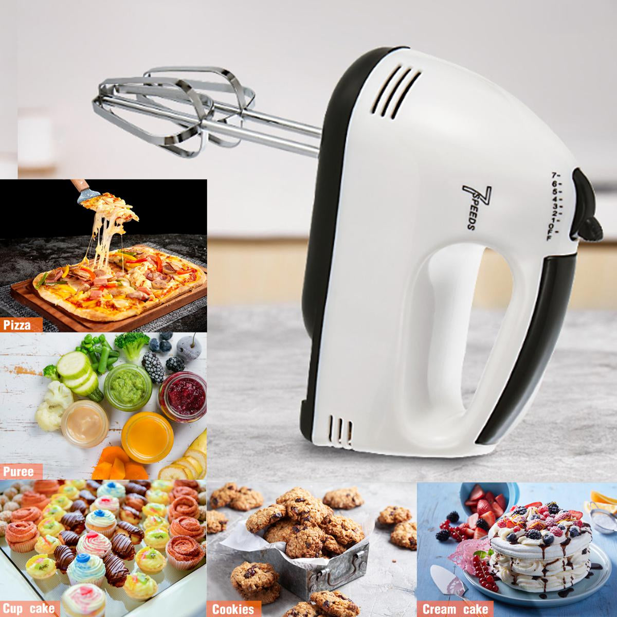 Chargeable Electric Egg Beater Machine, Hand Mixer