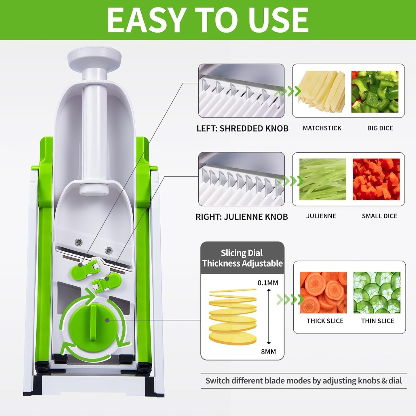 Premium Quality 4 In 1 Vegetable Cutter Chopper