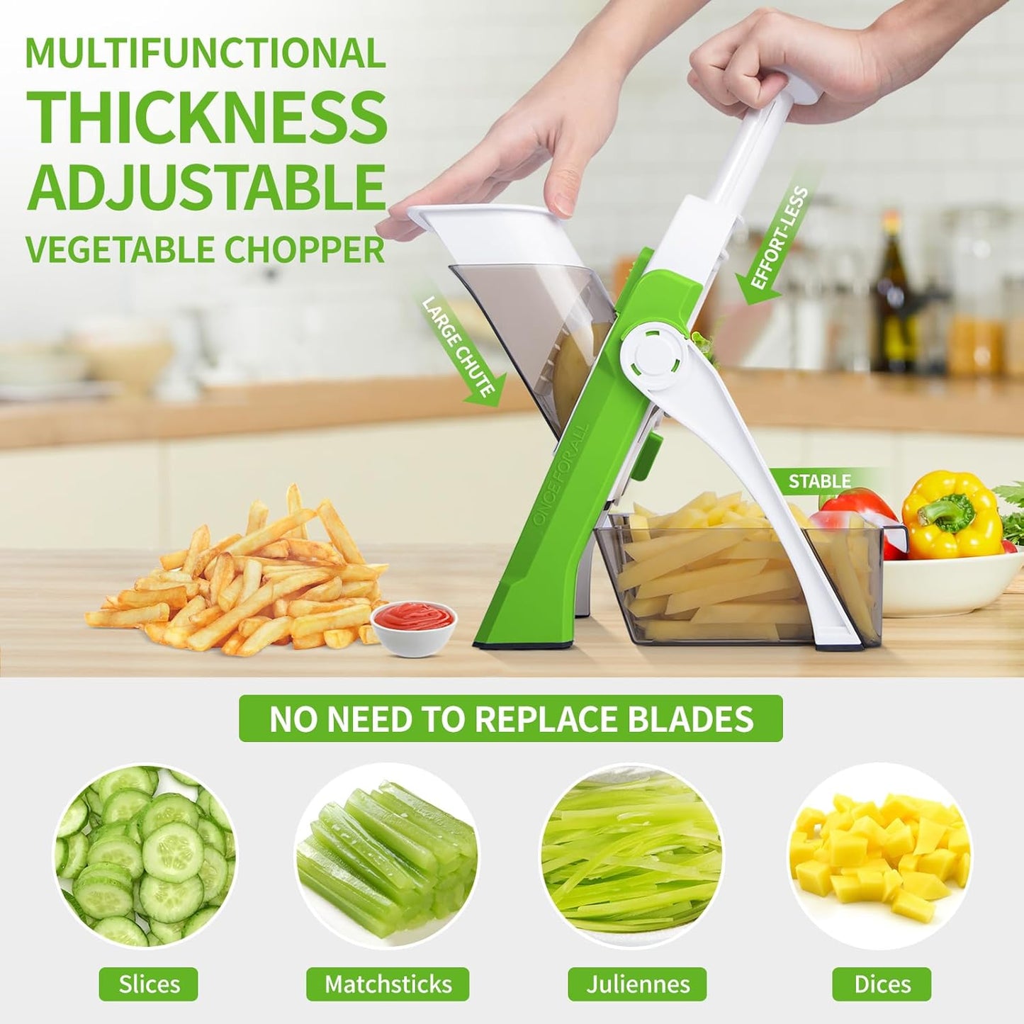 Premium Quality 4 In 1 Vegetable Cutter Chopper